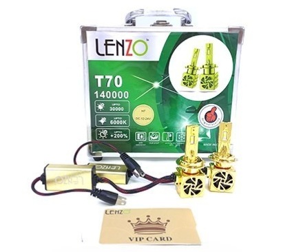 هدلایت T70 رادیاتوری از برند Lenzo لنزو 140000 اورجینال بسته دو عددی