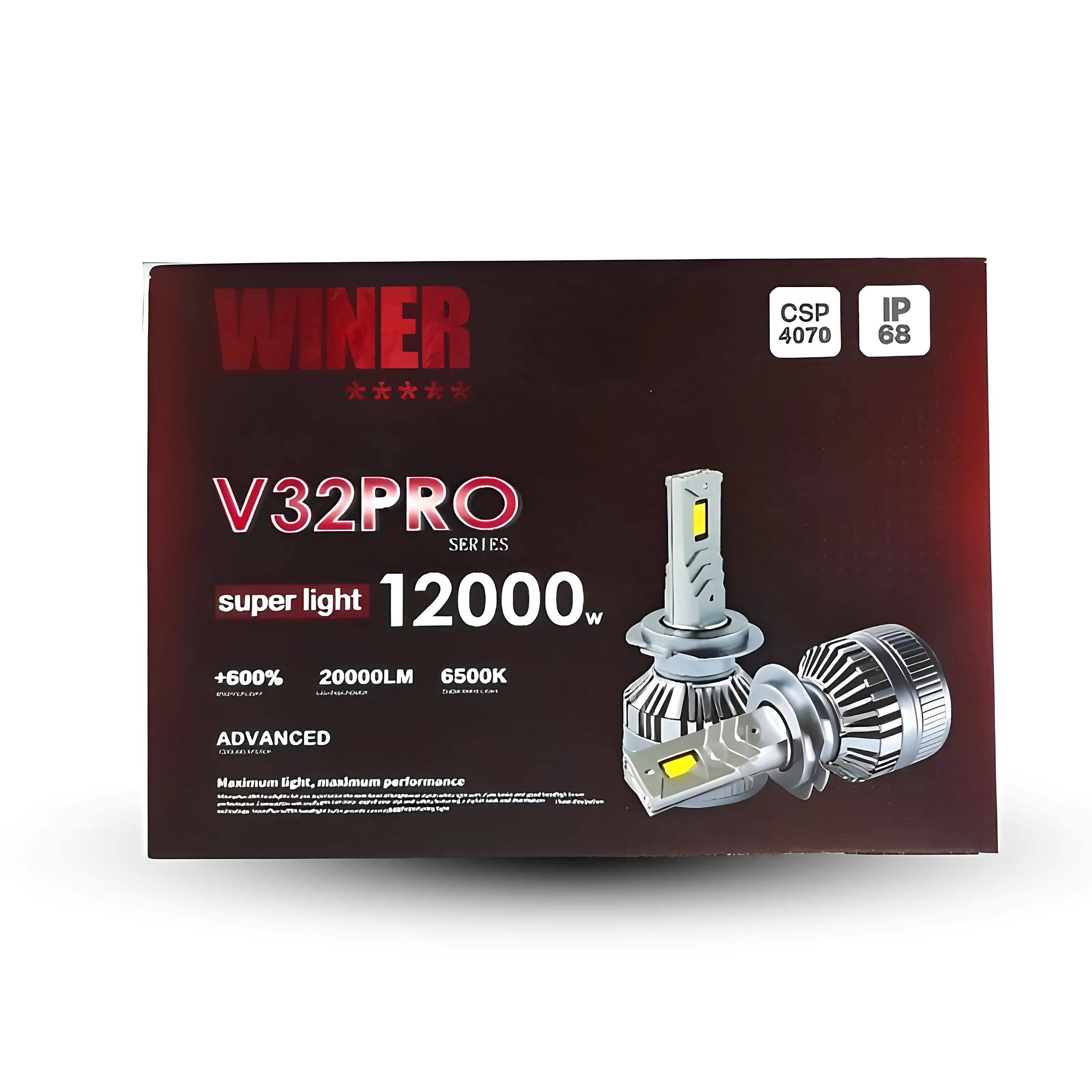 هدلایت V32 از برند WINER وینر اورجینال بسته دو عددی