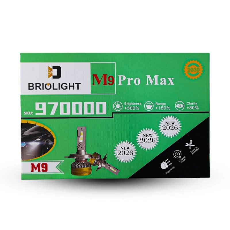 هدلایت M9 PRO MAX از برند BRIOLIGHT بریولایت بسته دو عددی